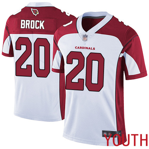 Arizona Cardinals Limited White Youth Tramaine Brock Road Jersey NFL Football #20 Vapor Untouchable